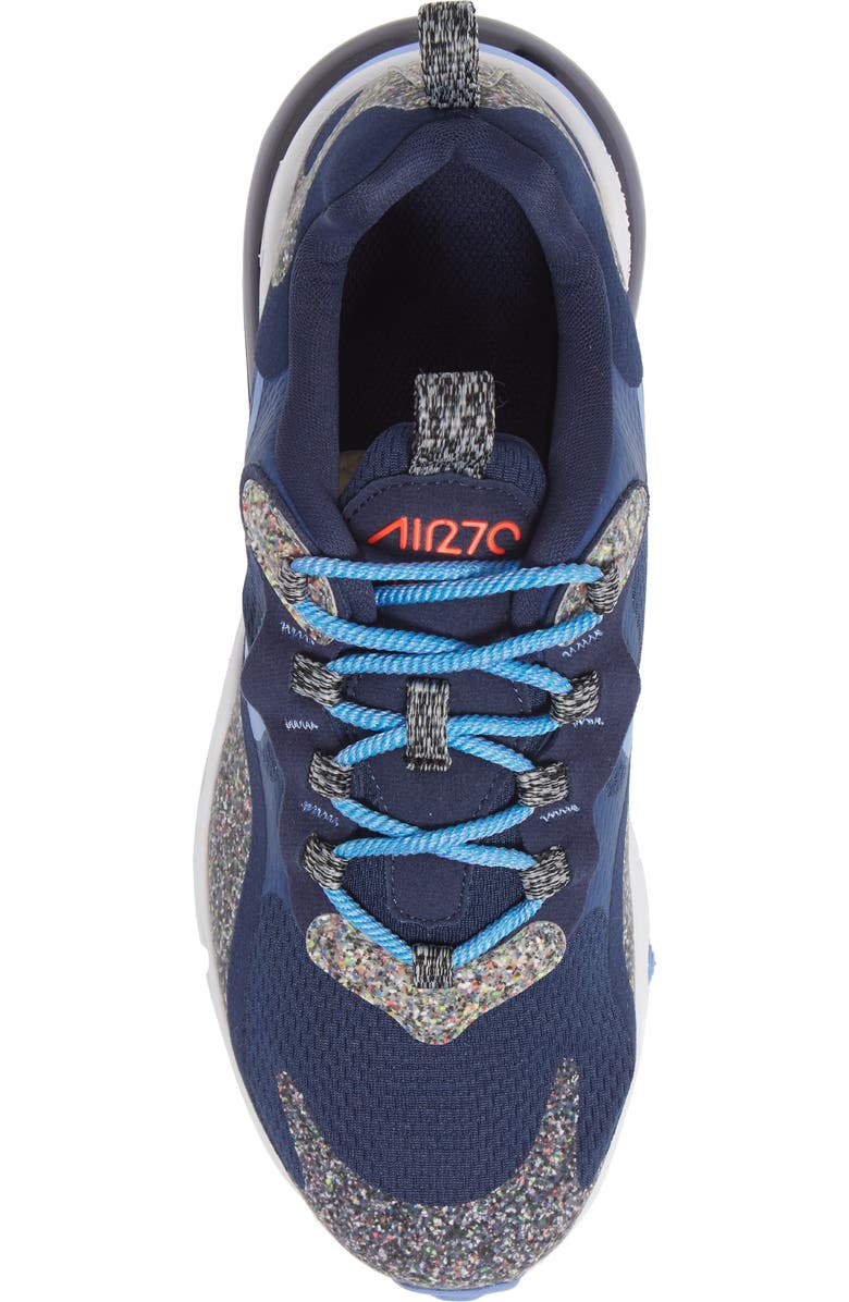 Nike Air Max 270 React SE Sneaker, Alternate, color, Navy/ Royal/ Black/ White