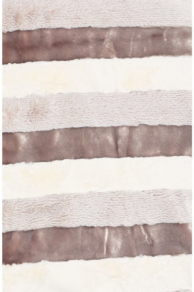 Breton Faux Shearling Throw Blanket, Alternate, color, OYSTER