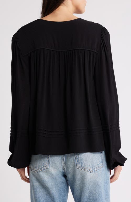 Shop Treasure & Bond Keyhole Top In Black