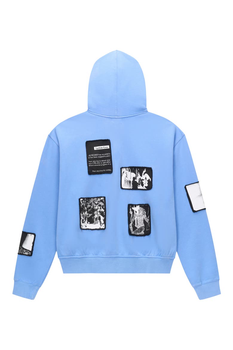 Zev Digital Patch Zip Hoodie, Alternate, color, BLUE DIGITAL PATCH