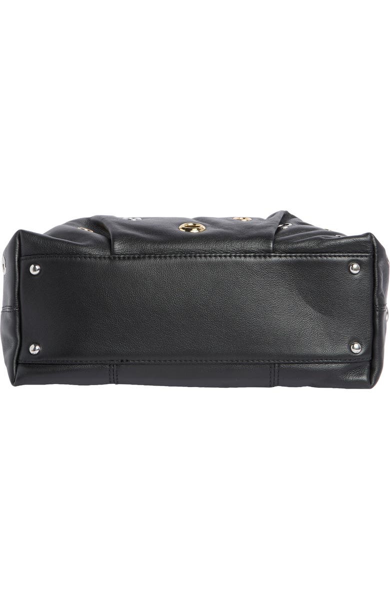 AIMEE City Beat Convertible Satchel Bag, Alternate, color, Black W Grommets