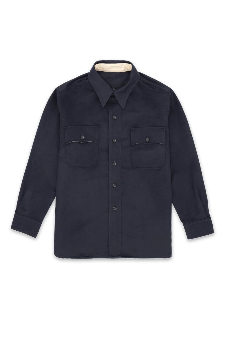 CPO 2.0 Overshirt in Fine Wool, Main, color, Blue