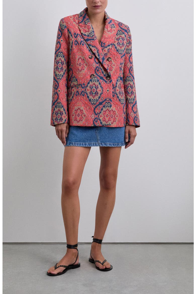 Trize Blazer, Alternate, color, Coral