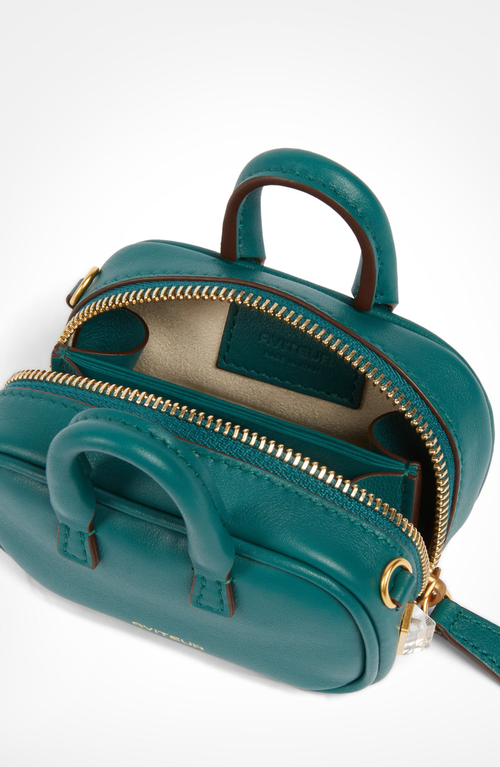 Aviteur Mini Maia Calfskin Bag In Blue