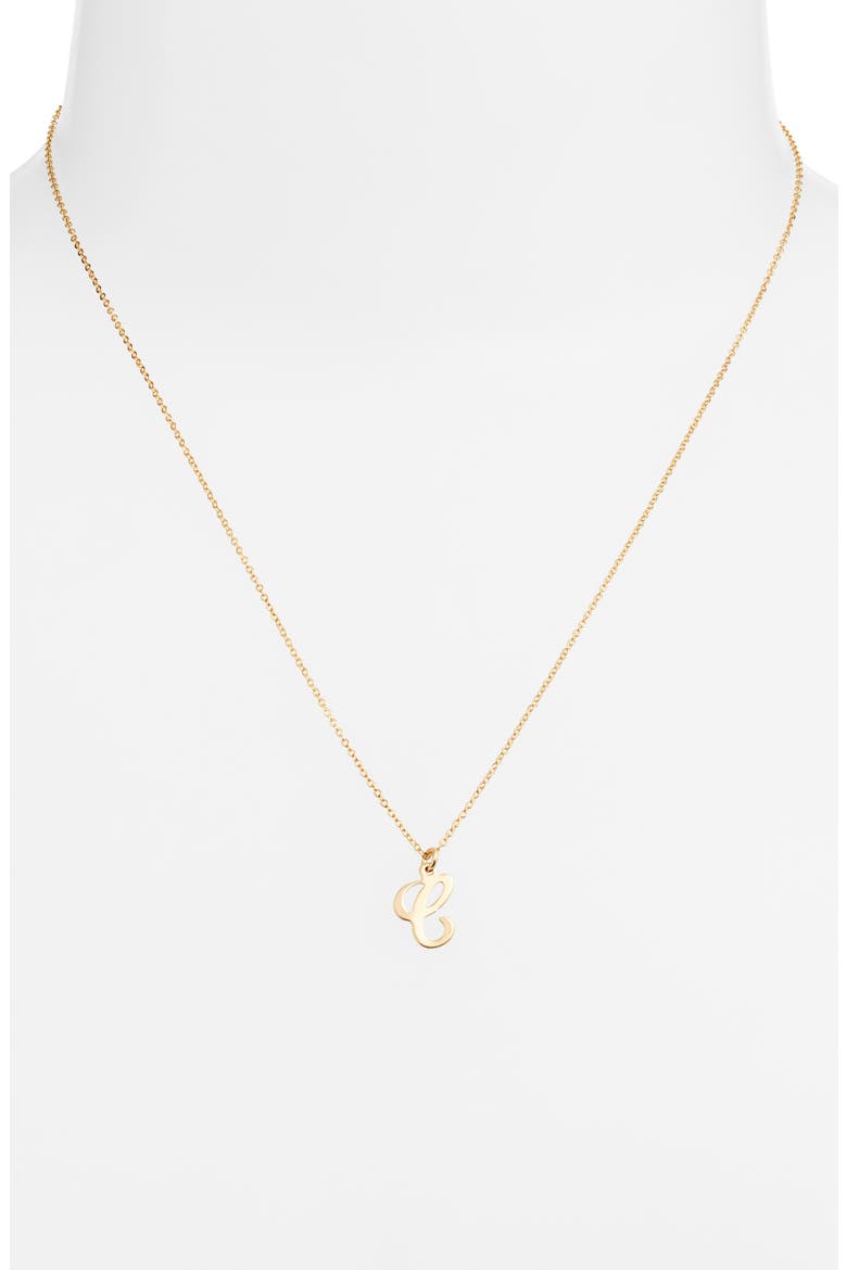 Gianna Initial Pendant Necklace, Alternate, color, GOLD / C