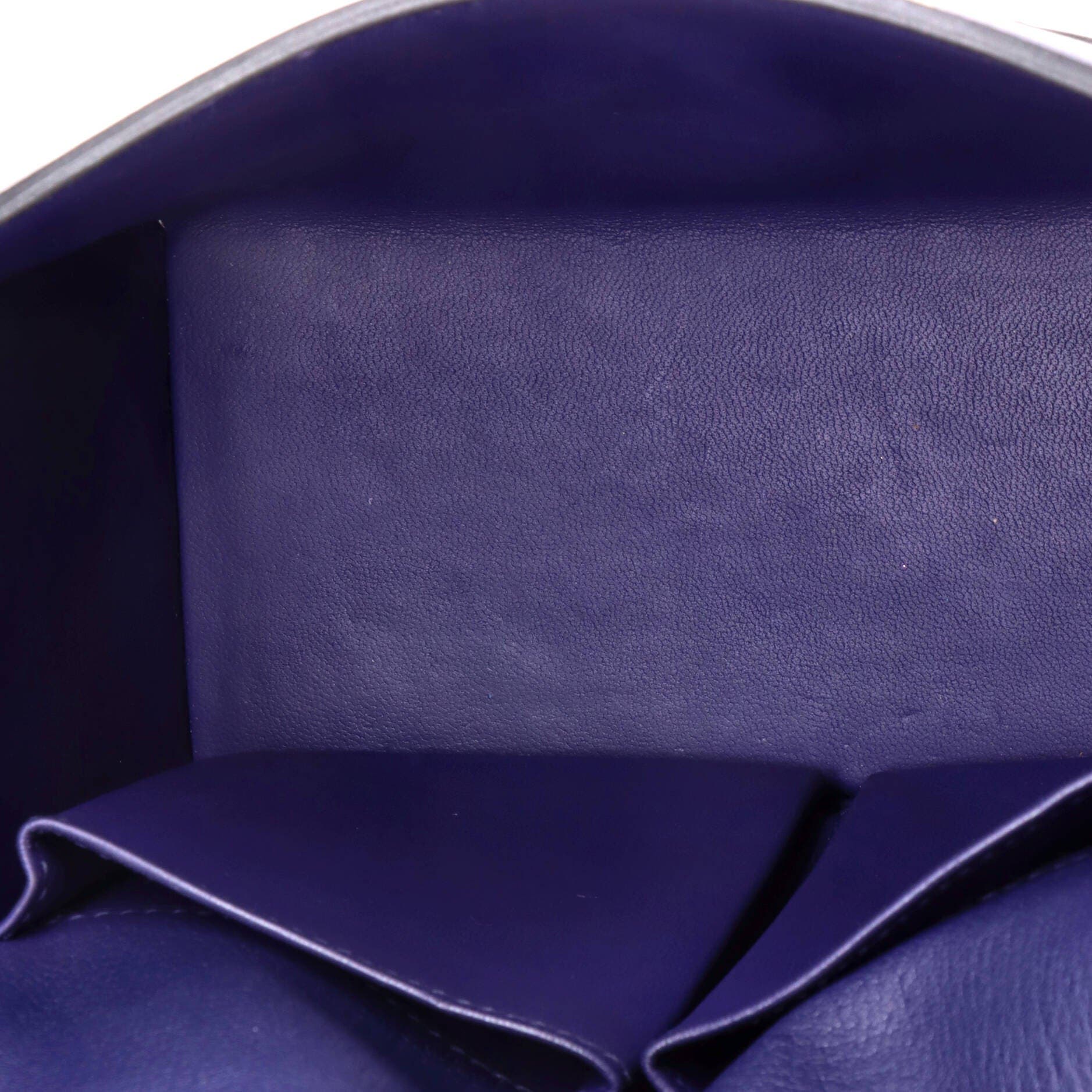 Cinhetic Top Handle Bag Chevre Mysore, Alternate, color, Blue