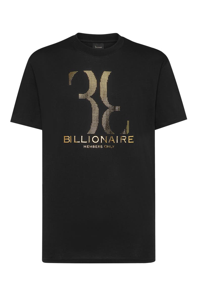 T-Shirt Round Neck Men, Main, color, black
