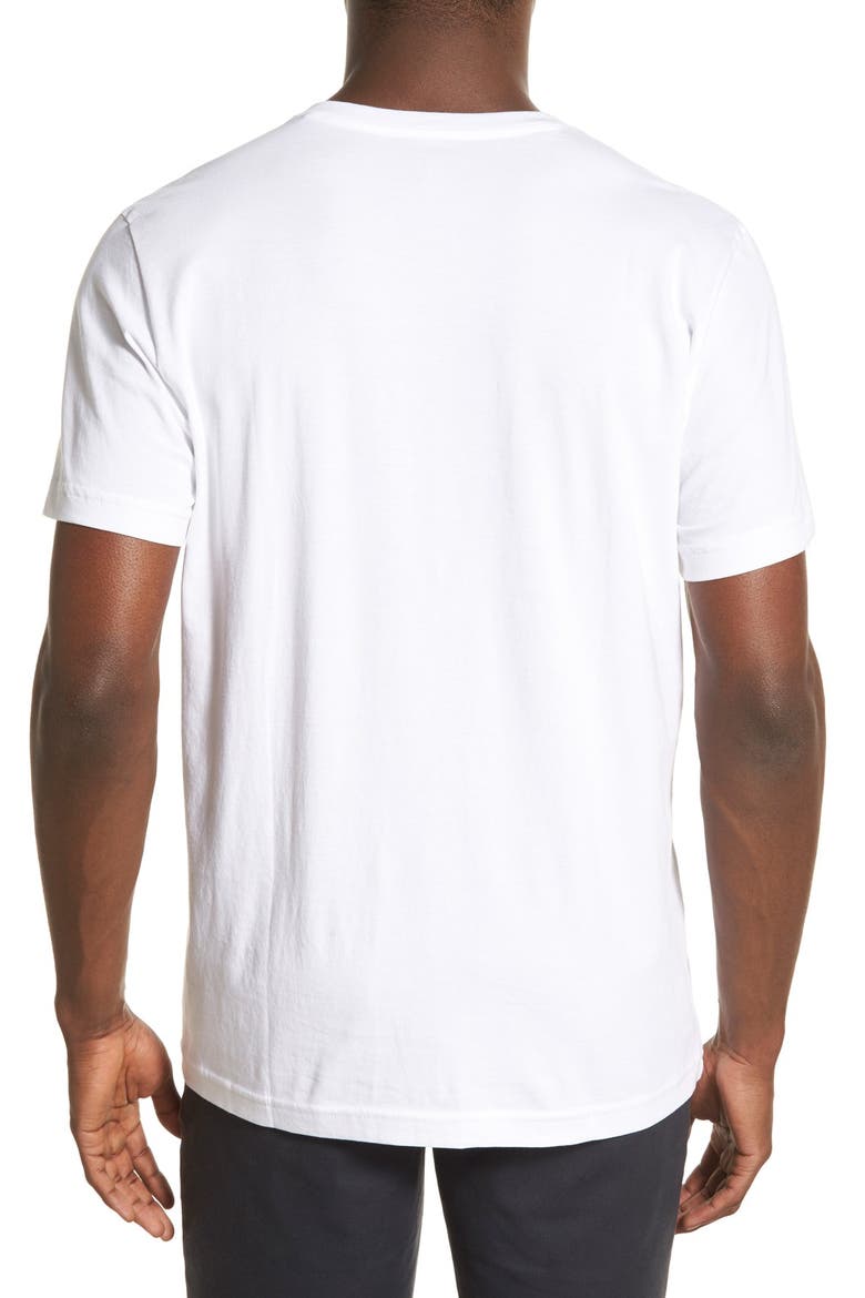 Classic Pima Cotton V-Neck T-Shirt, Alternate, color, WHITE