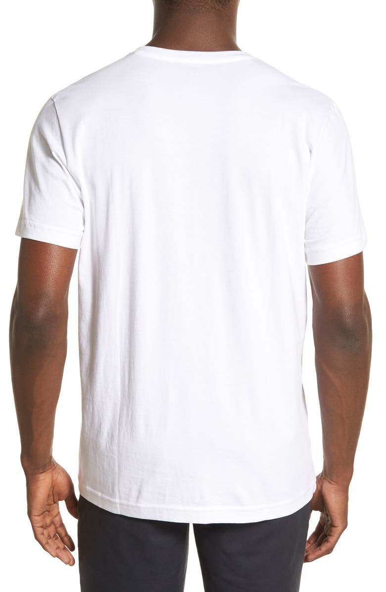 Psycho Bunny Classic Pima Cotton V-Neck T-Shirt, Alternate, color,