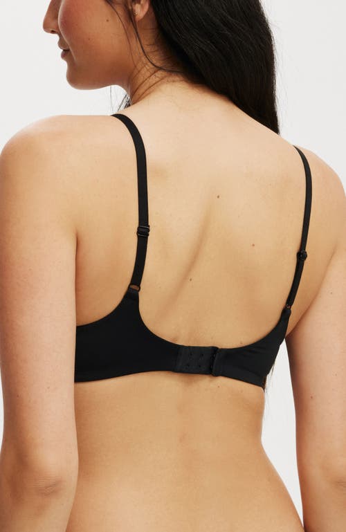 Cotton On Body Ultimate Comfort Push Up2 T-shirt Bra In Black