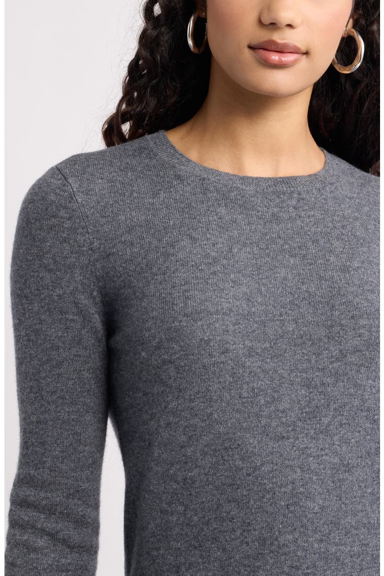 Wool & Cashmere Sweater, Alternate, color, GREY DARK HEATHER