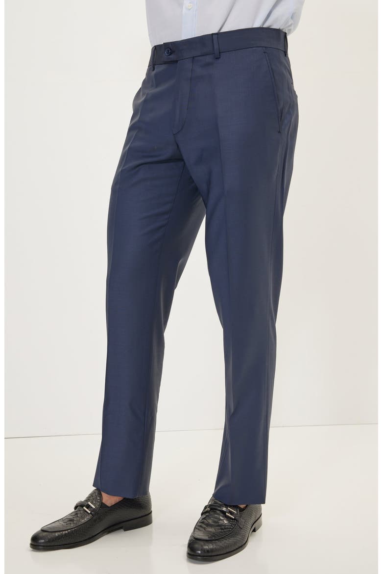 Merino Wool Dress Pants, Alternate, color, DARK BLUE