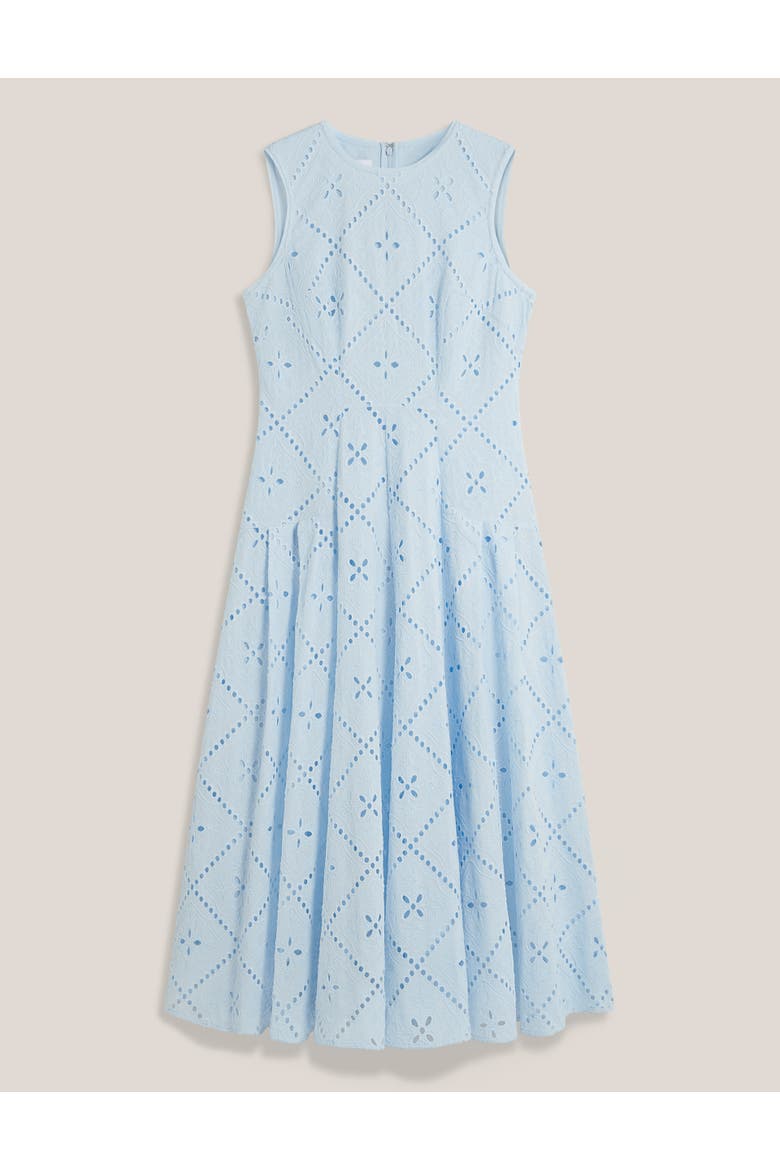 Lexia Embroidered Dress, Alternate, color, Paleblue