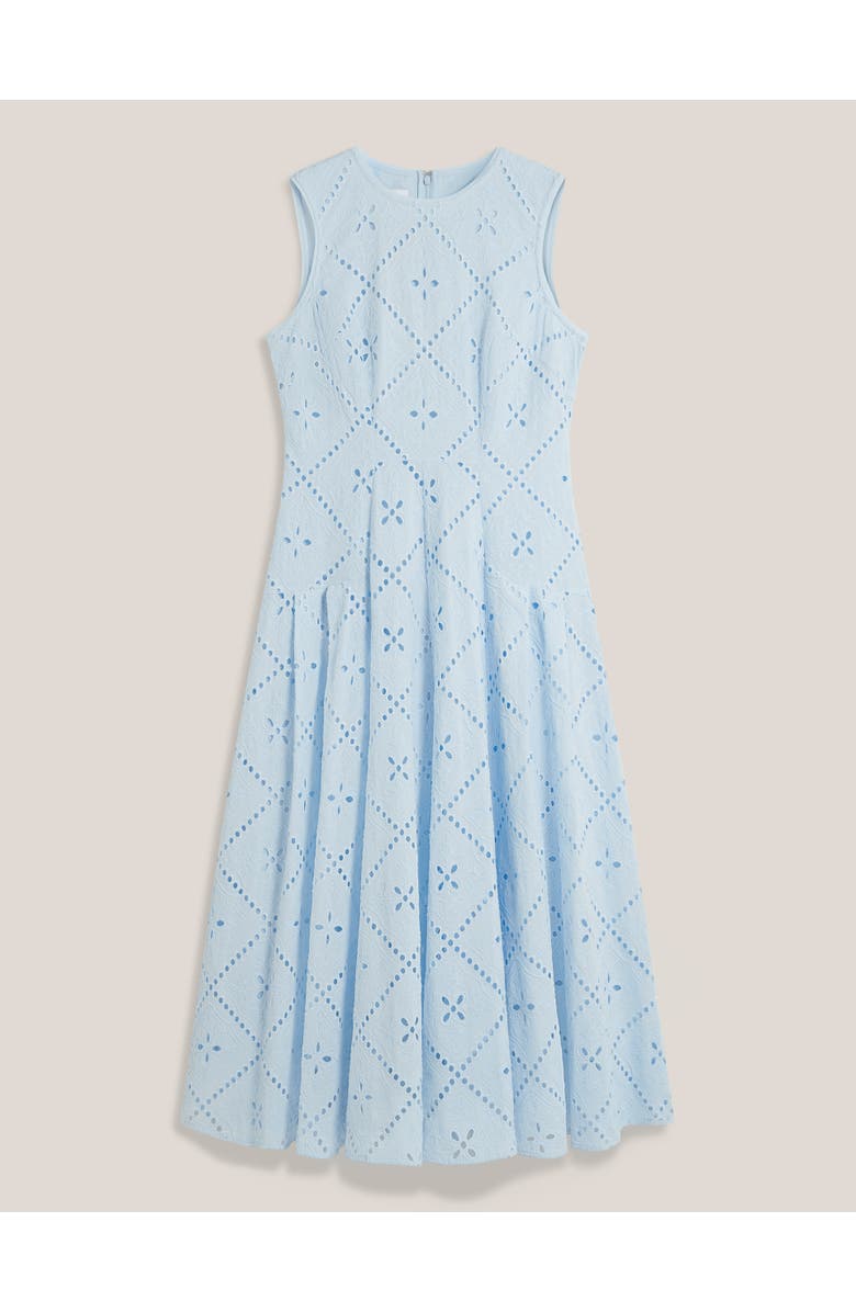 HOBBS LONDON Lexia Embroidered Dress, Alternate, color, Paleblue