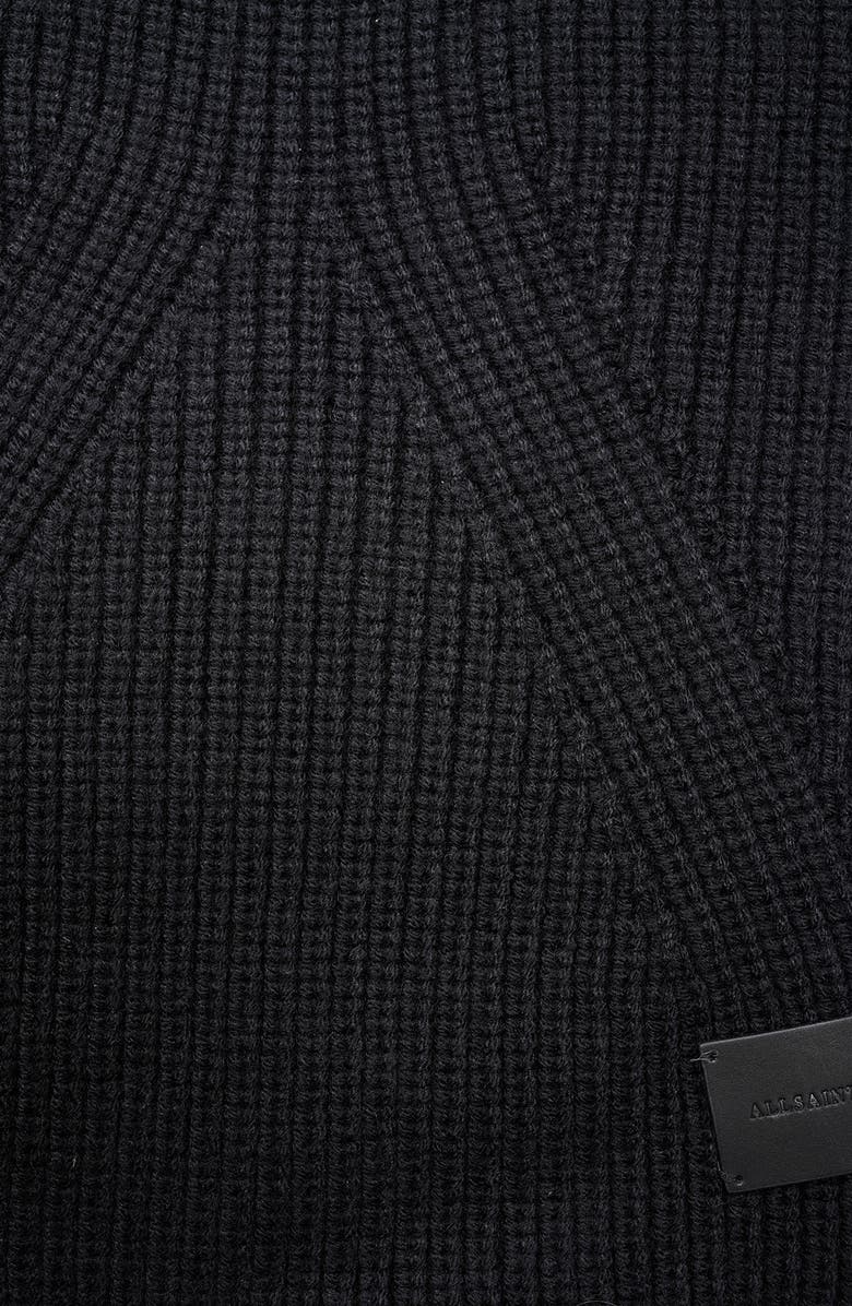 AllSaints Traveling Ribbed Scarf, Alternate, color, 