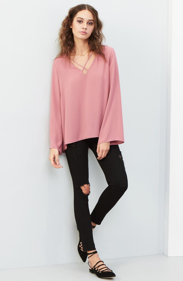 Articles of Society 'Sarah' Skinny Jeans, Alternate, color,