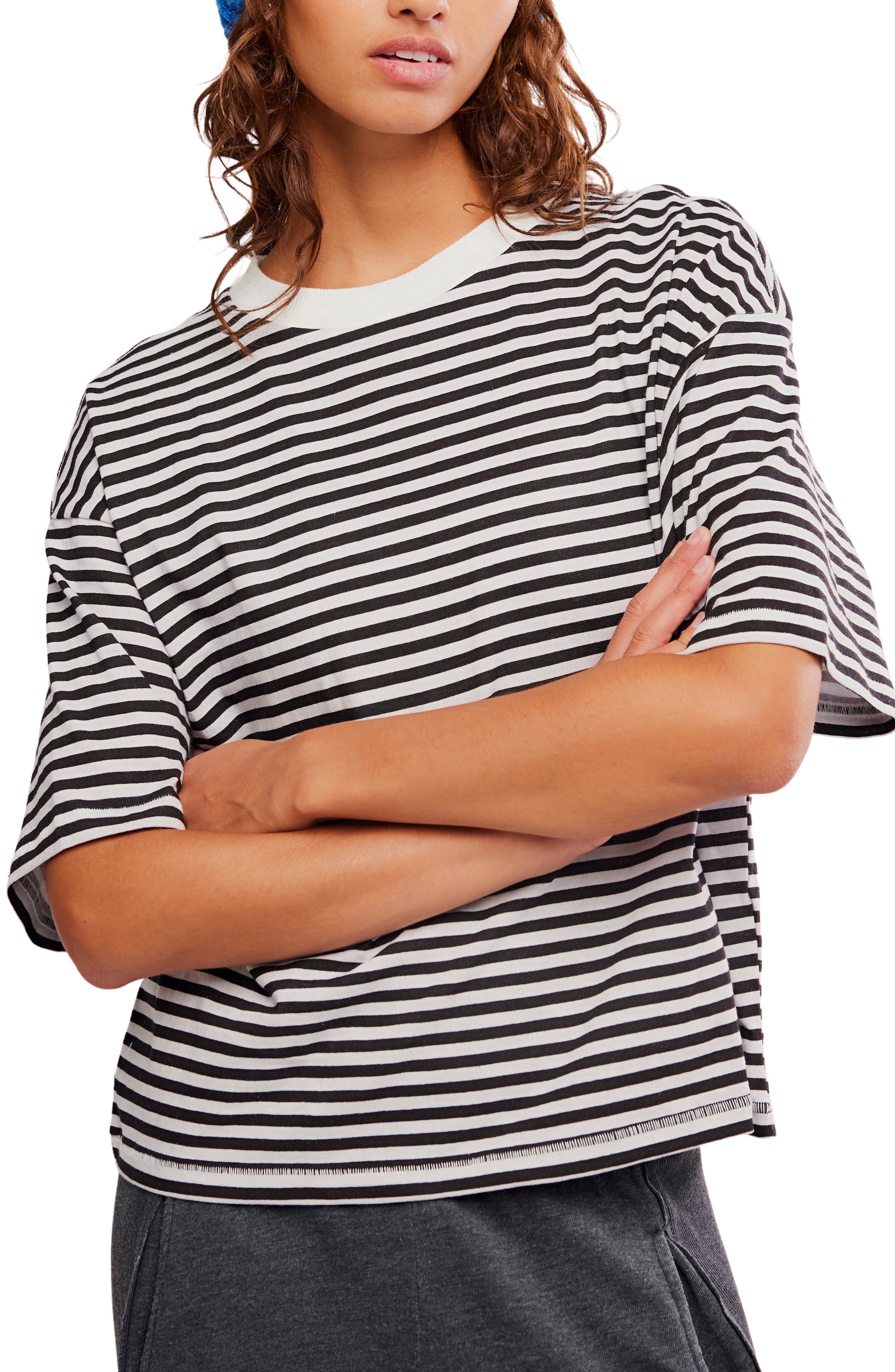 FP Movement Stripe Relaxed Fit Cotton T-Shirt
