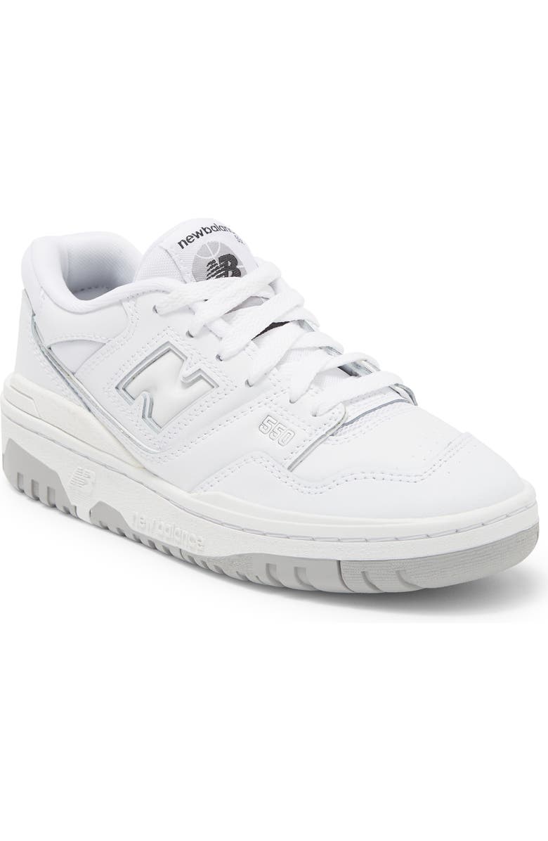 New Balance Kids' 550 Basketball Sneaker, Main, color, White