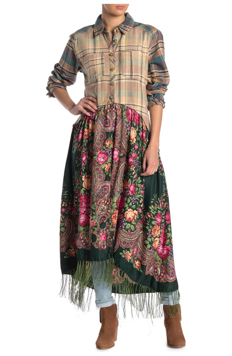 ARATTA Grand Duchess Maxi Shirt Dress, Main, color,