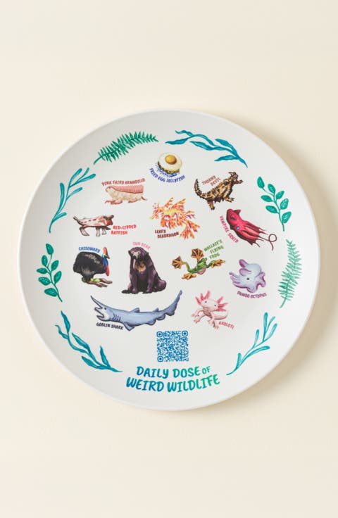 Weird Animal Fact Everyday QR Kids Plate