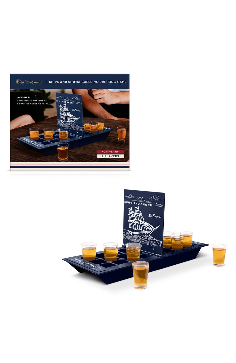 Ben Sherman Shipwrecked Shot Glass Game, Alternate, color,
