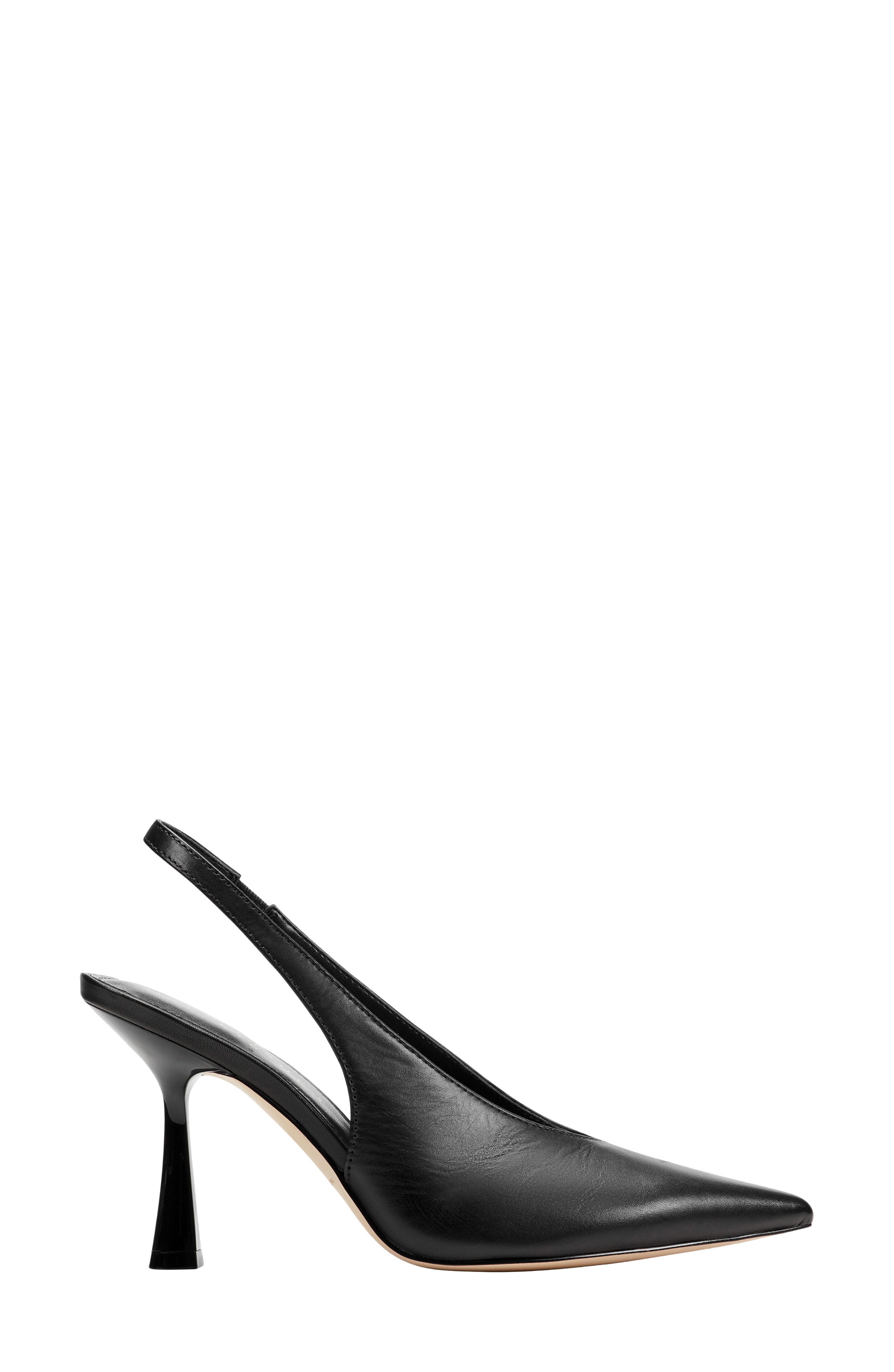 Marc Fisher LTD Esther Slingback Pointed Toe Pump, Alternate, color, Black