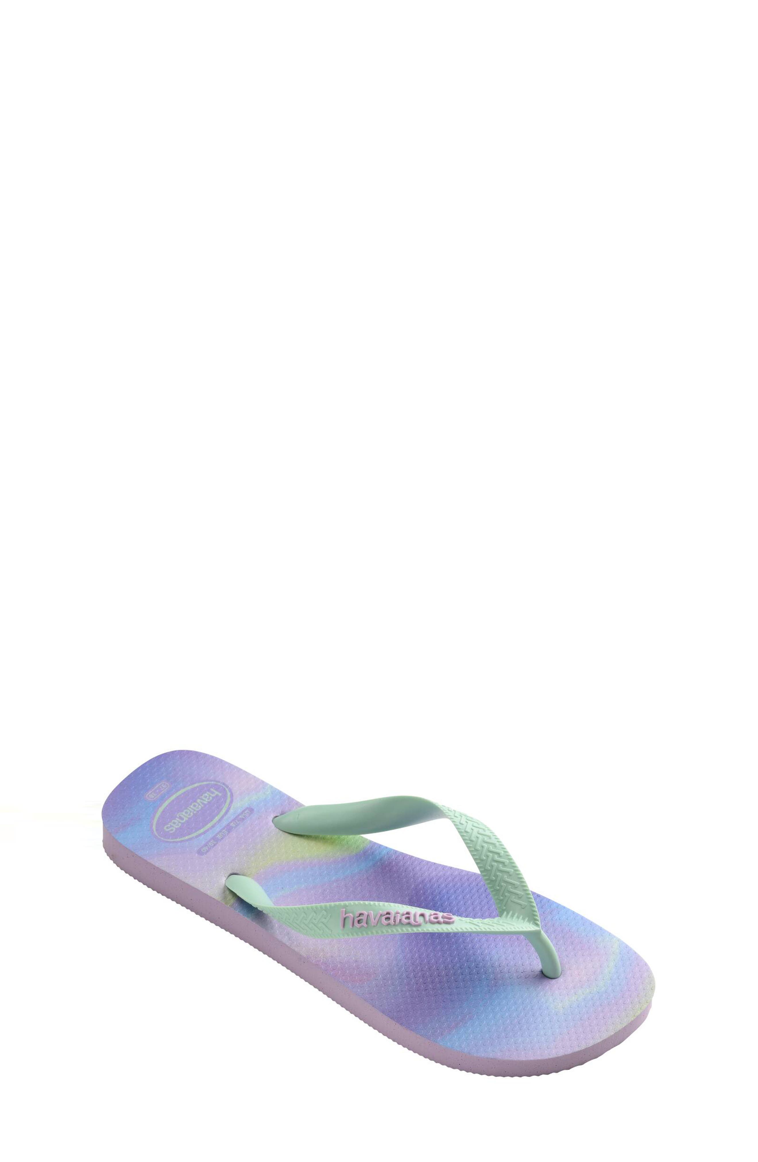 Havaianas Kids' Top Fashion Flip Flop, Main, color, Purple Fantasy