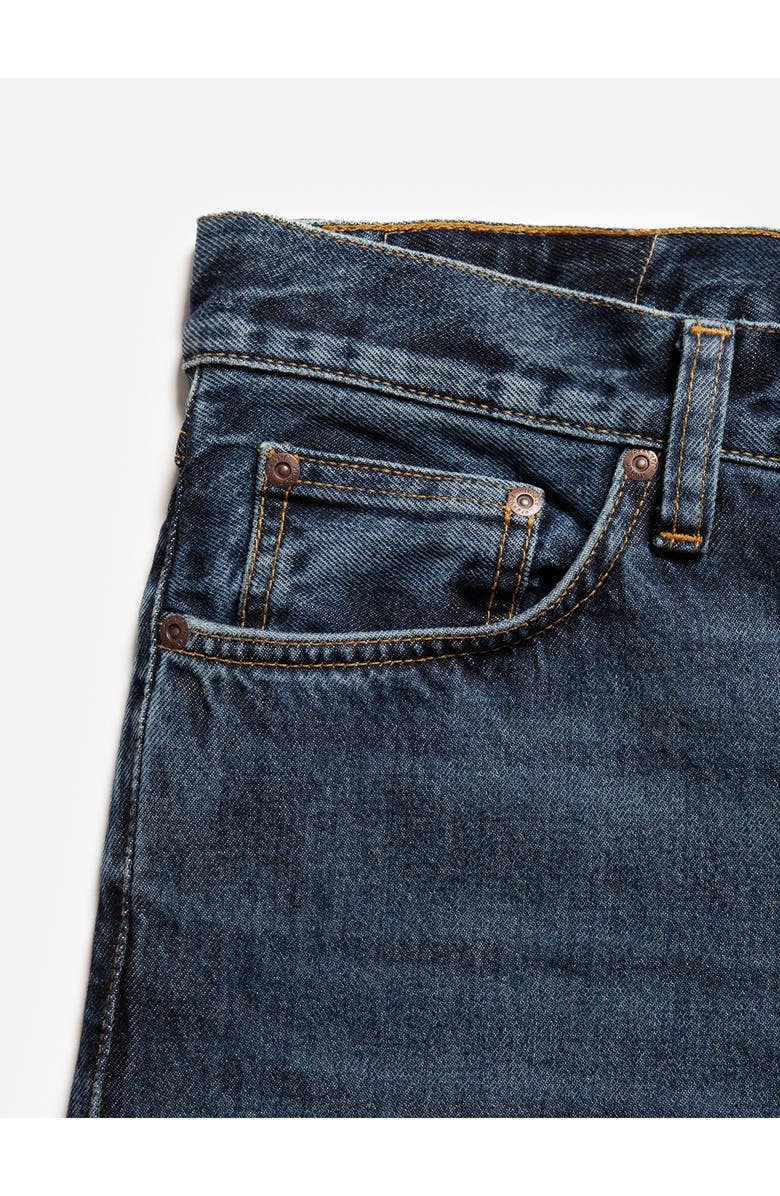 Nudie Jeans Steady Eddie II Slim Tapered Organic Cotton Jeans, Alternate, color, Blue Soil