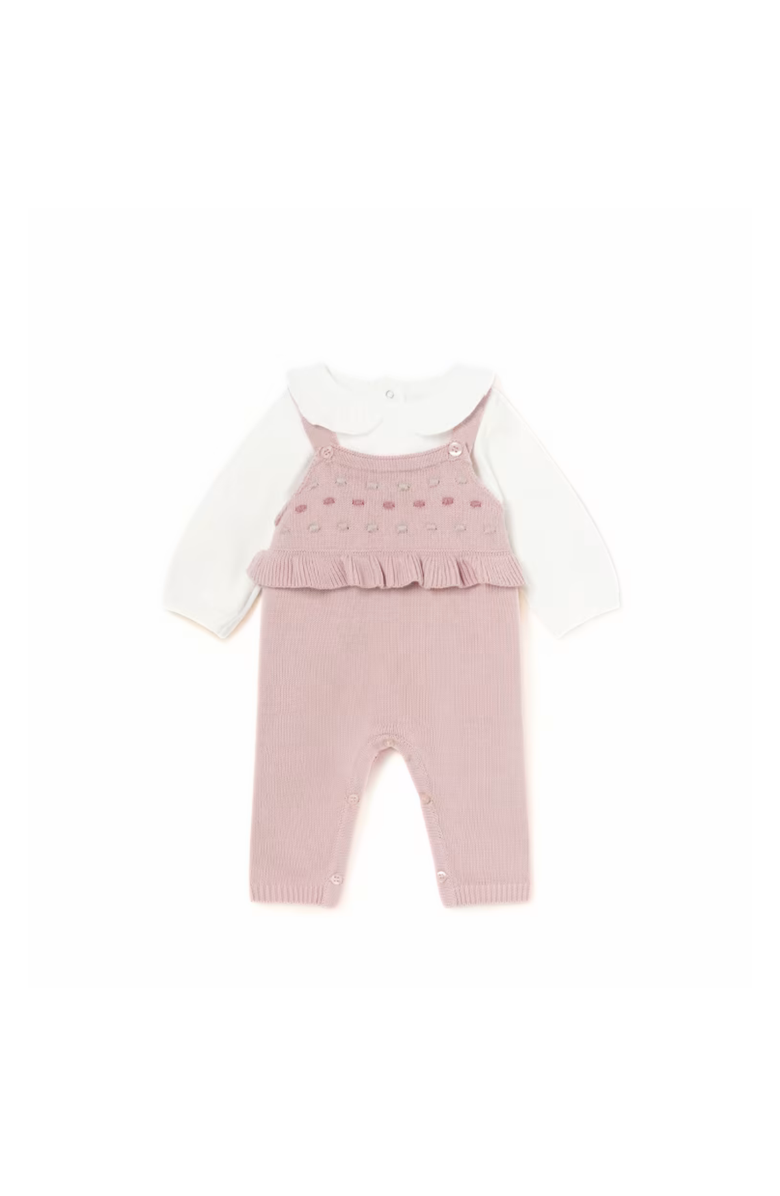 Mayoral Newborn 3 Piece Knit Set, Main, color, Pink