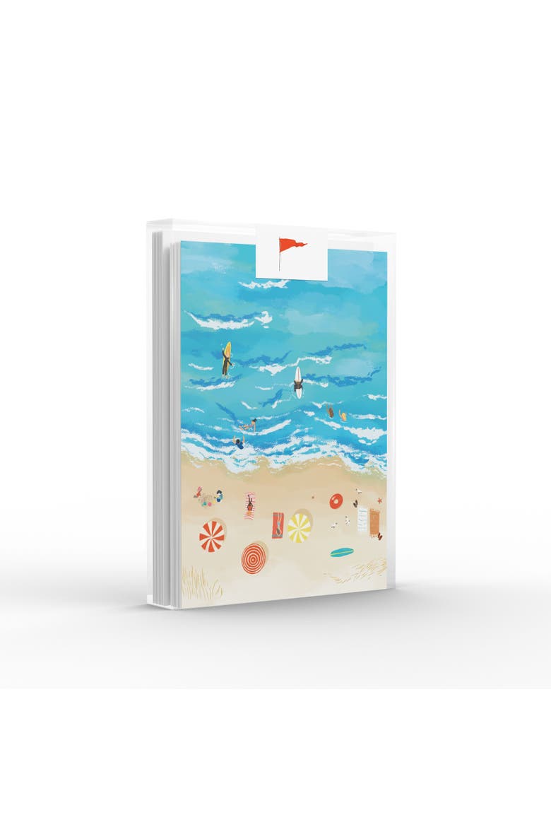 Beach People Greeting Card Pack Set, Main, color, Multi-Pack