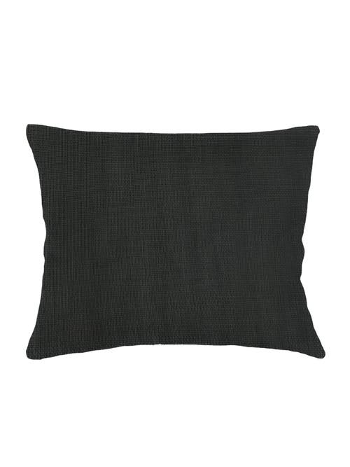 Anaya So Soft Linen Dutch Euro Pillow Cover Only In Black