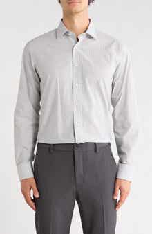 Trim Fit Stripe Dress Shirt