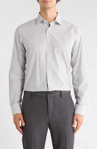 Trim Fit Stripe Dress Shirt