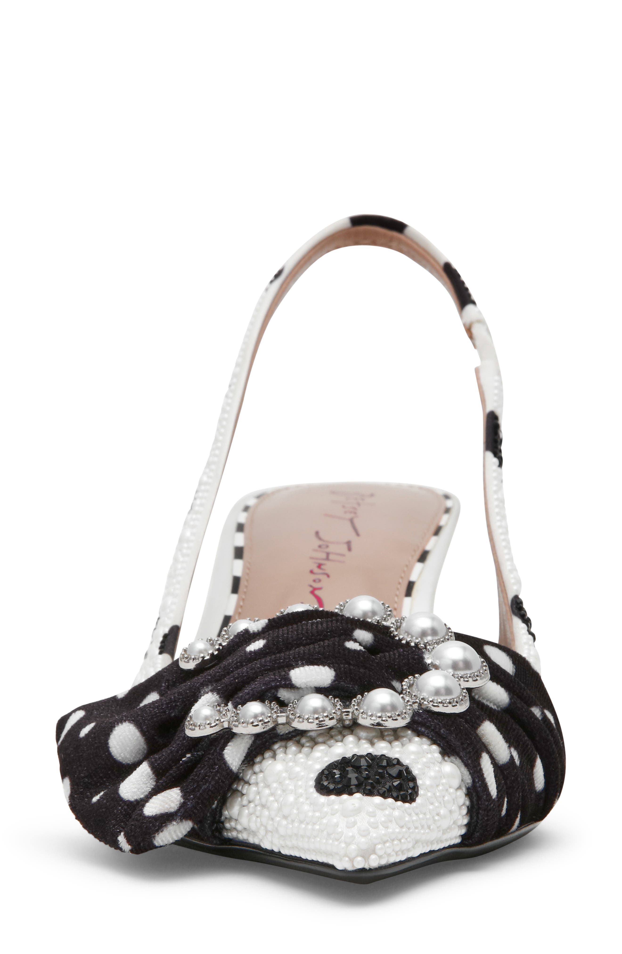 Betsey Johnson Bryanna Crystal Slingback Pump, Alternate, color, 