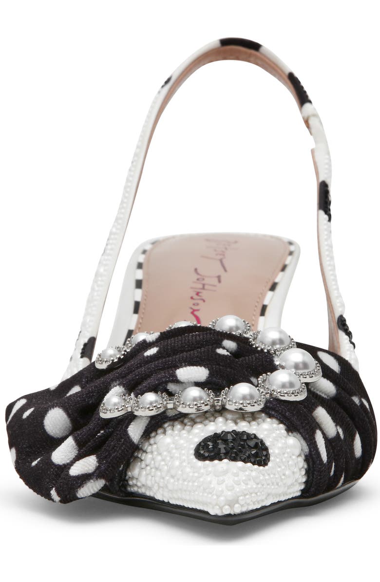 Betsey Johnson Bryanna Crystal Slingback Pump, Alternate, color,