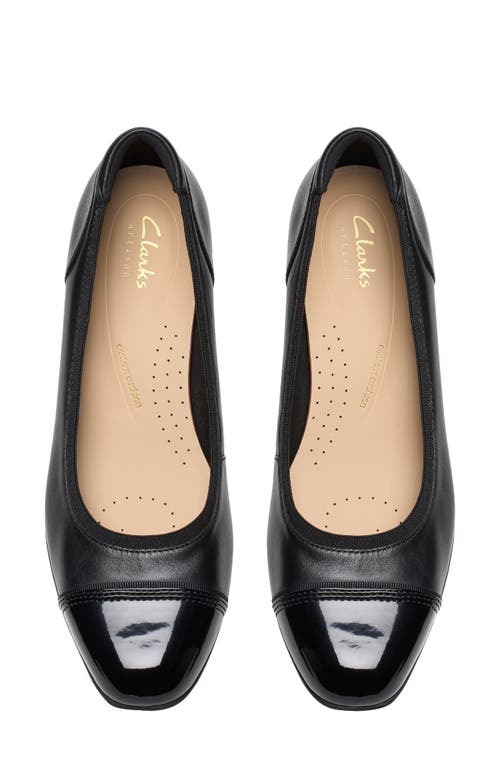 Clarksr Clarks(r) Krystine May Cap Toe Pump In Black