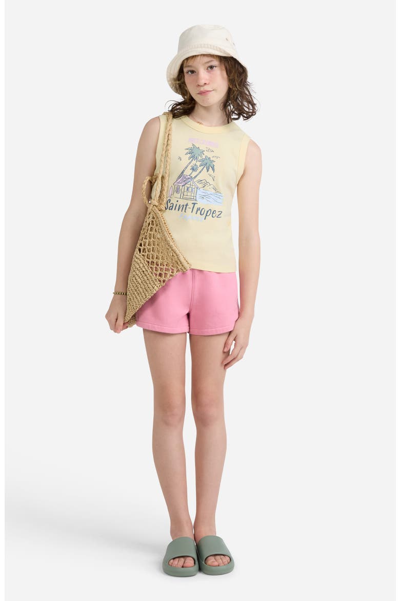 Kids' St. Tropez Cotton Blend Tank, Alternate, color, ANISE FLOWER