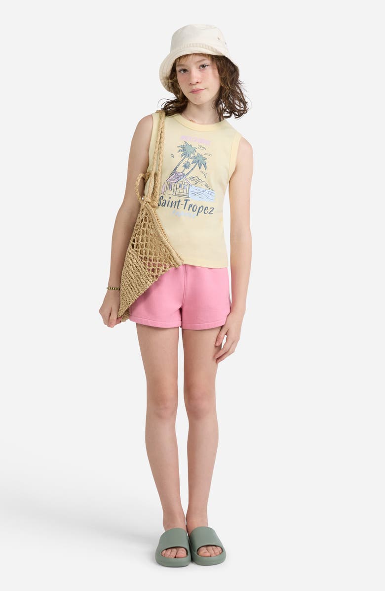 abercrombie kids Kids' St. Tropez Cotton Blend Tank, Alternate, color, Anise Flower