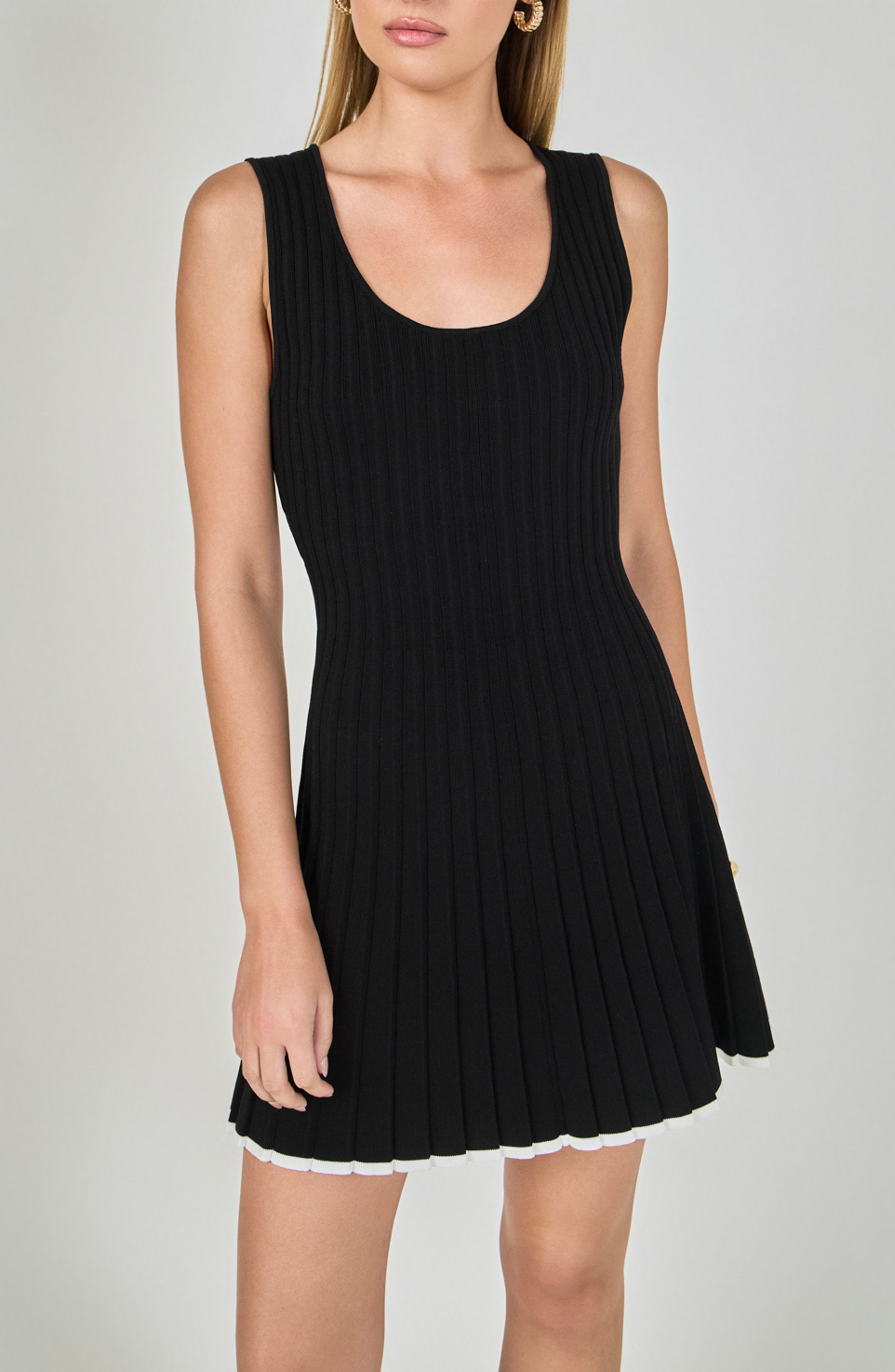 Rib Knit Minidress