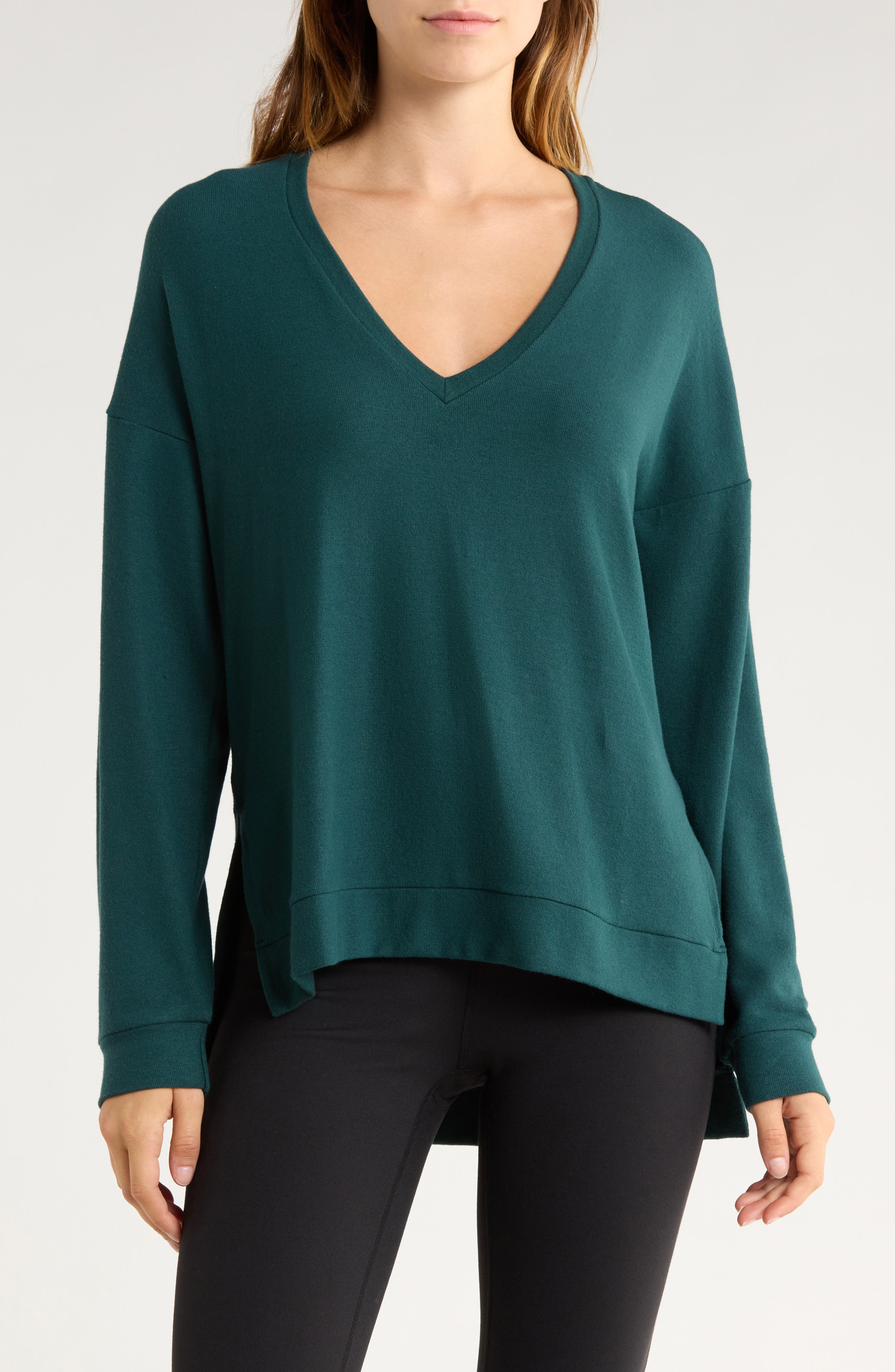 Beyond Yoga Long Weekend Knit Pullover