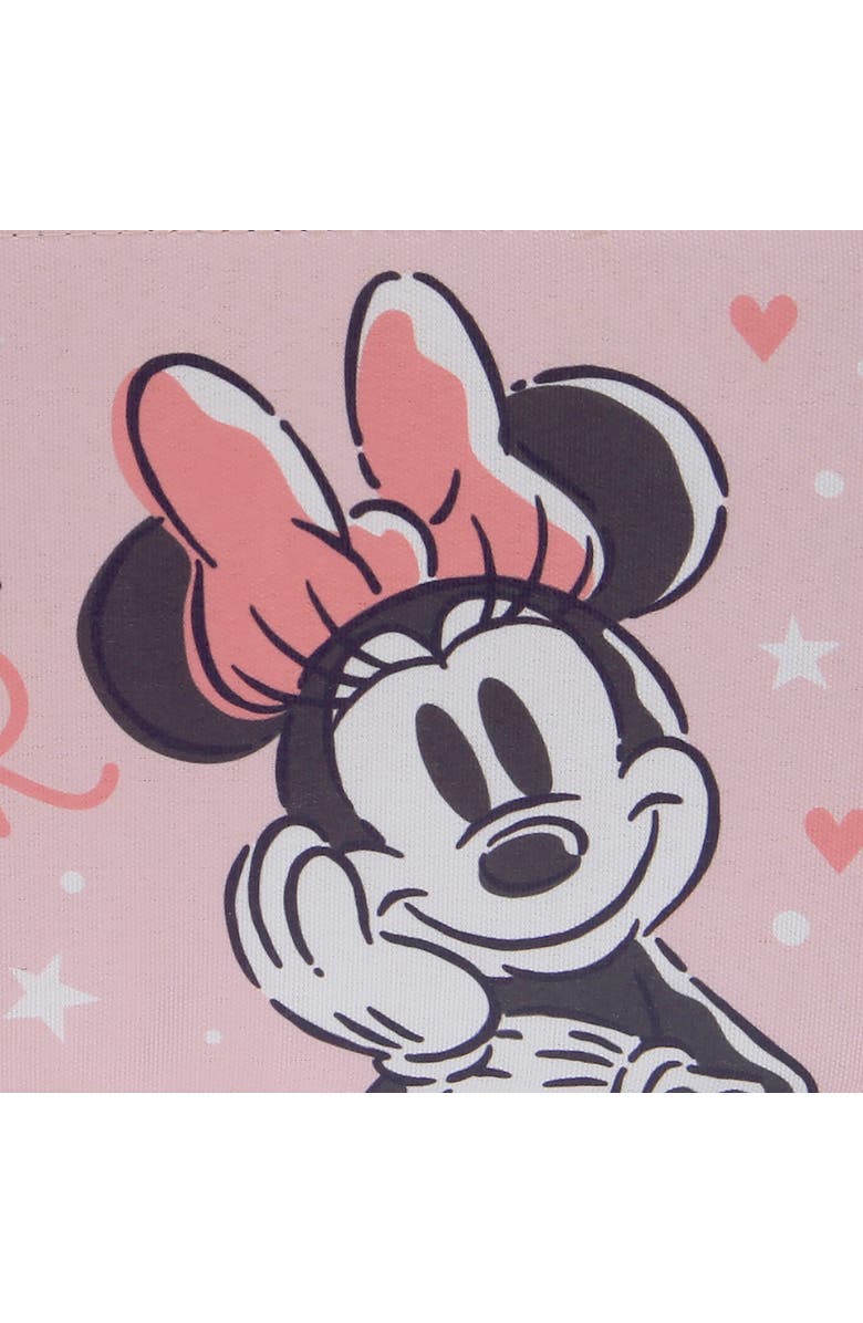 Lambs & Ivy Disney Baby Minnie Mouse Foldable Storage Basket/Container/Bin, Alternate, color, Pink