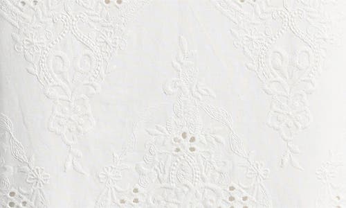 House Of Cb Antonie Cotton Broderie Anglaise Skirt In White