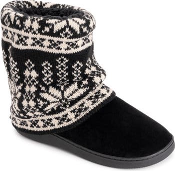 Indoor Outdoor House Shoes Brown Slippers MUK LUKS Amira (Women's Acorn Womens Slippers Women's Faux Fur Slippers
