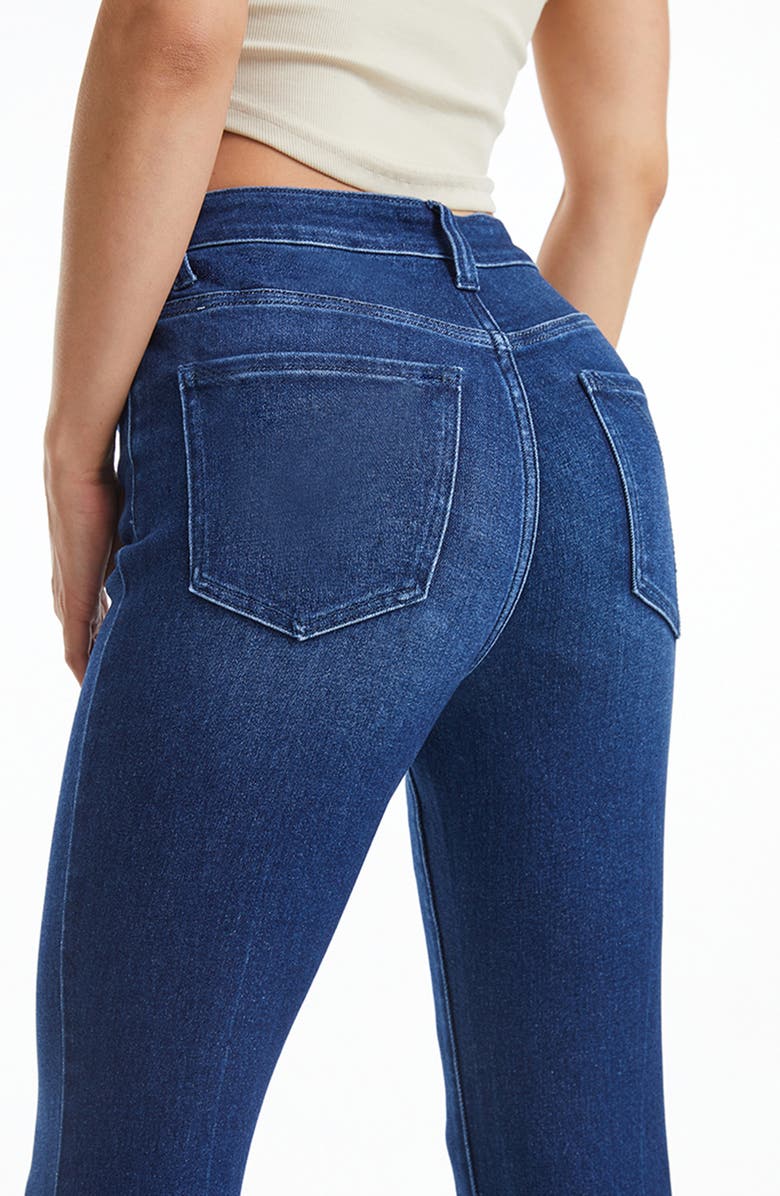 Bayeas High Waist Flare Jeans, Alternate, color, Dark Blue