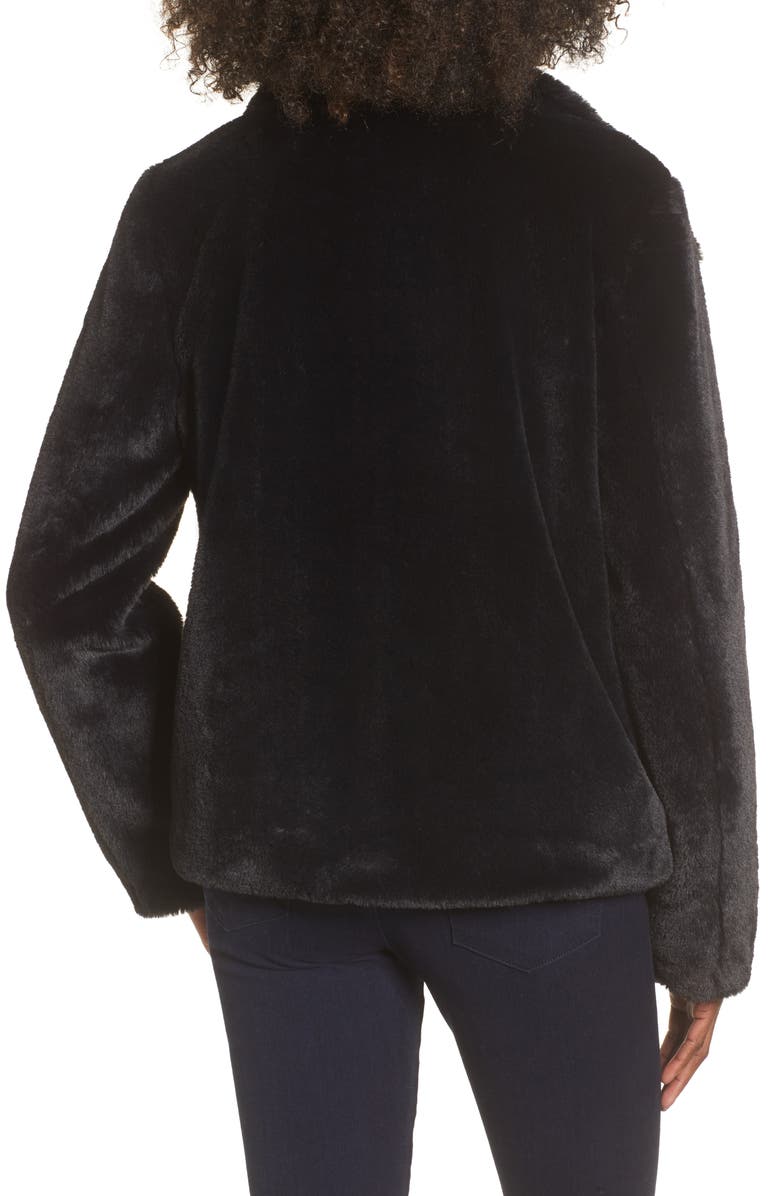 Leith Fur-Fect Faux Fur Jacket, Alternate, color, 