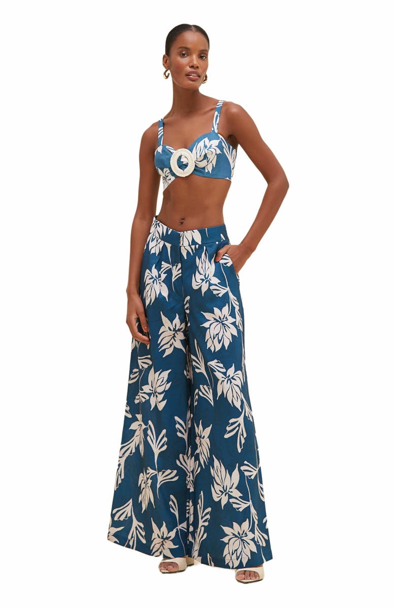 PatBO Artichoke Wide Leg Pant, Main, color,