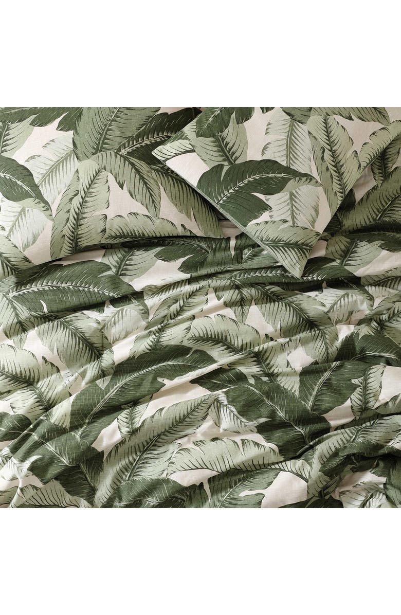 Tommy Bahama Vintage Palms Duvet Cover & Sham Set, Alternate, color, Dark Green