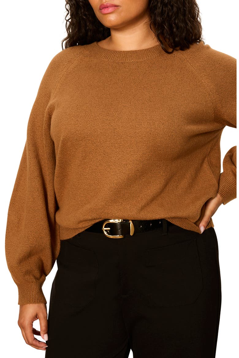 Soft Popover Sweater, Alternate, color, COCOA POWDER BROWN