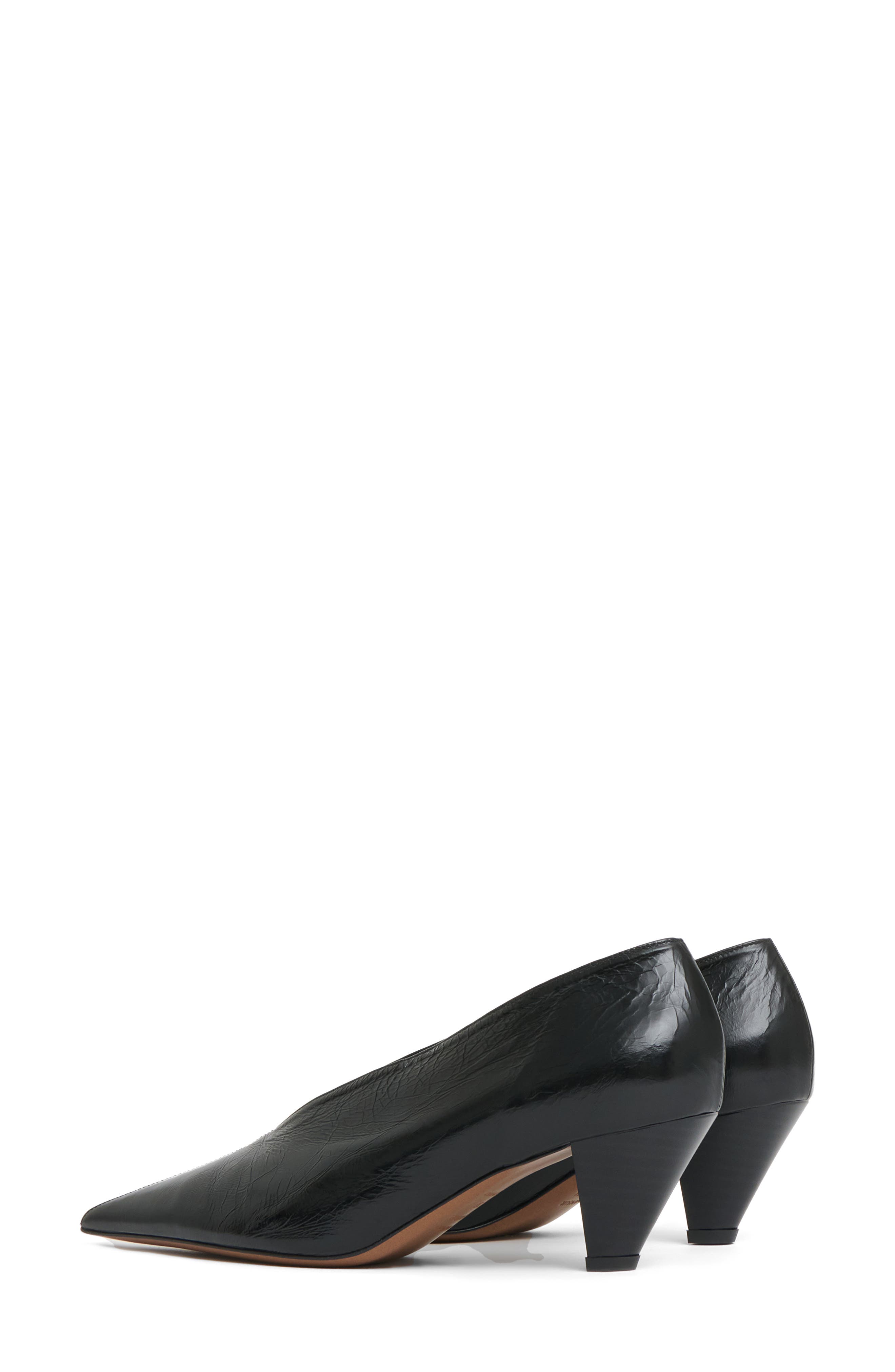 Mansur Gavriel Kiki Pointed Toe Pump, Alternate, color, Black