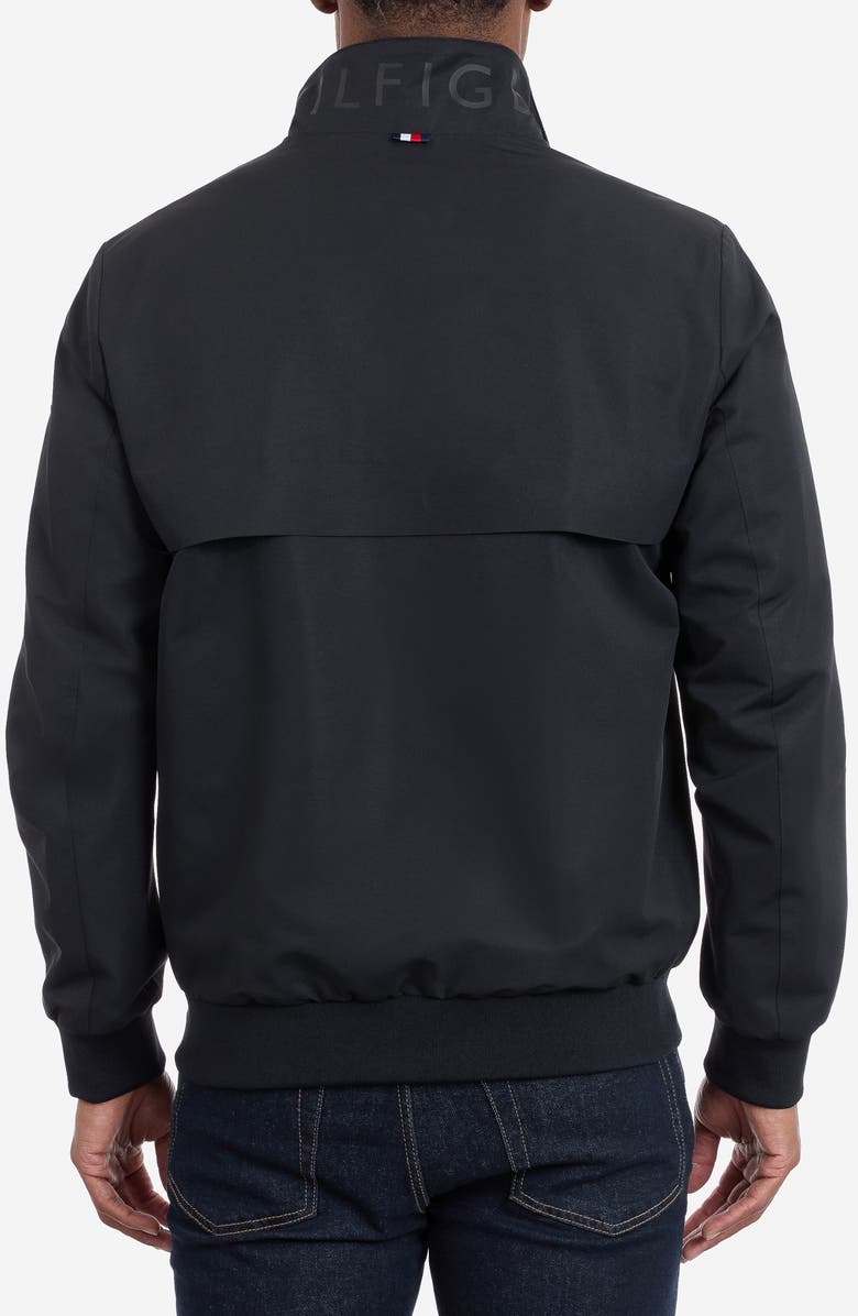 Tommy Hilfiger Zip Front Boating Jacket, Alternate, color, Black